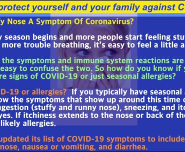 Is A Stuffy Nose A Symptom Of Coronavirus? Is A Stuffy Nose A Sign Of Coronavirus?