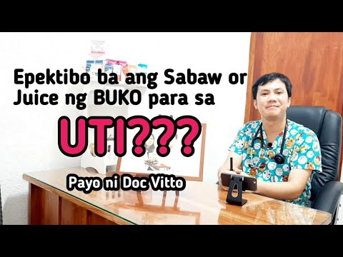 Epektibo ba ang buko Juice na gamot sa UTI???