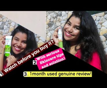 Mamaearth tea tree face wash & Vitamin C face cream genuine review|seriours skincare Advice.| Part1