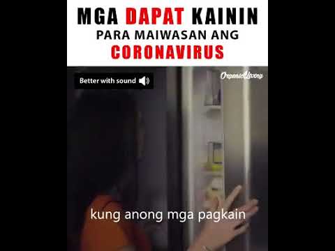 Mga dapat kakainin para labanan ang covid19