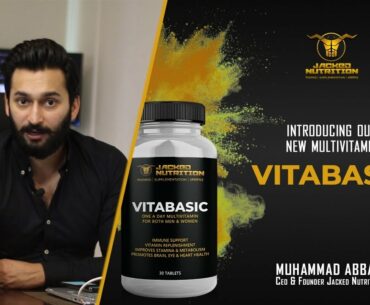 Introducing our new Multivitamin - VITABASIC | Muhammad Abbas | Jacked Nutrition