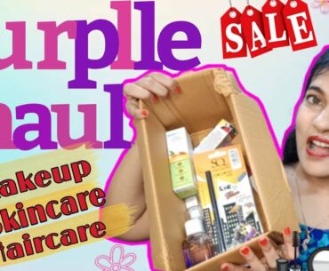 Purplle Haul |Affordable Makeup and Skincare at 50% Discount | I Heart Beauty Sale