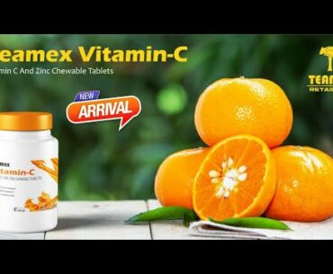 Teamex Vitamin C & Zinc chewable tablets | Source of vitamin c & zinc for immunity booster . informa