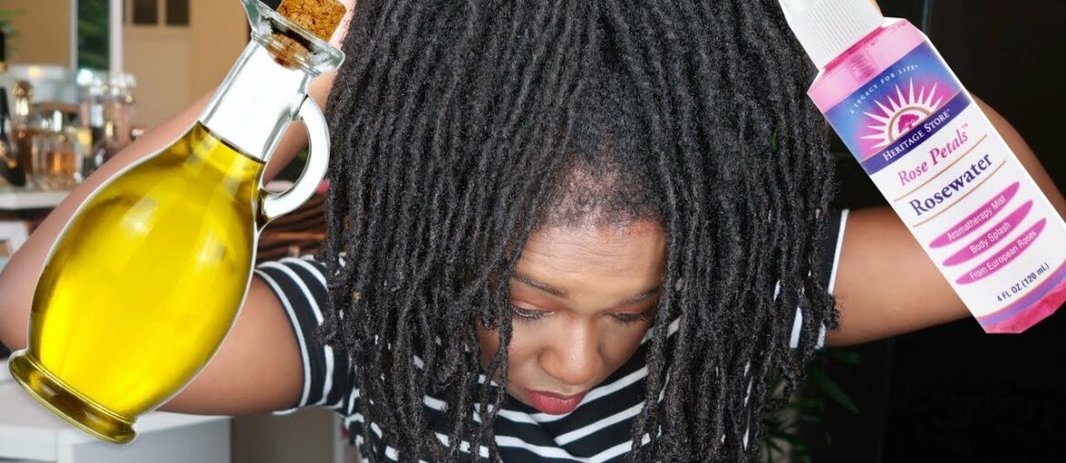 VITAMIN E OIL AND ROSEWATER FOR MOISTURISED LOCS