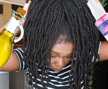 VITAMIN E OIL AND ROSEWATER FOR MOISTURISED LOCS