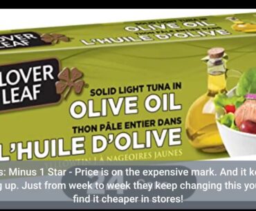 Clover Leaf Solid Light Tuna in Olive Oil, 24 Count