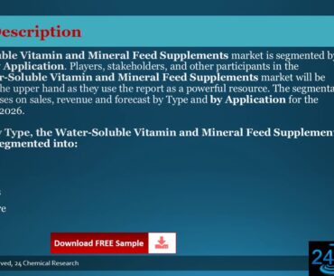 Global Water Soluble Vitamin and Mineral Feed Supplements Market Insights and Forecast to 2026