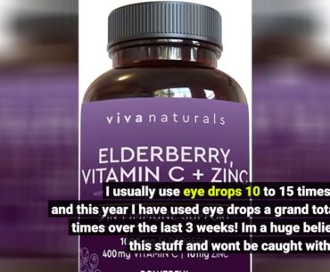 Black Elderberry Capsules with Vitamin C & Zinc Supplement - Elderberry (Sambucus Nigra) 1000mg...