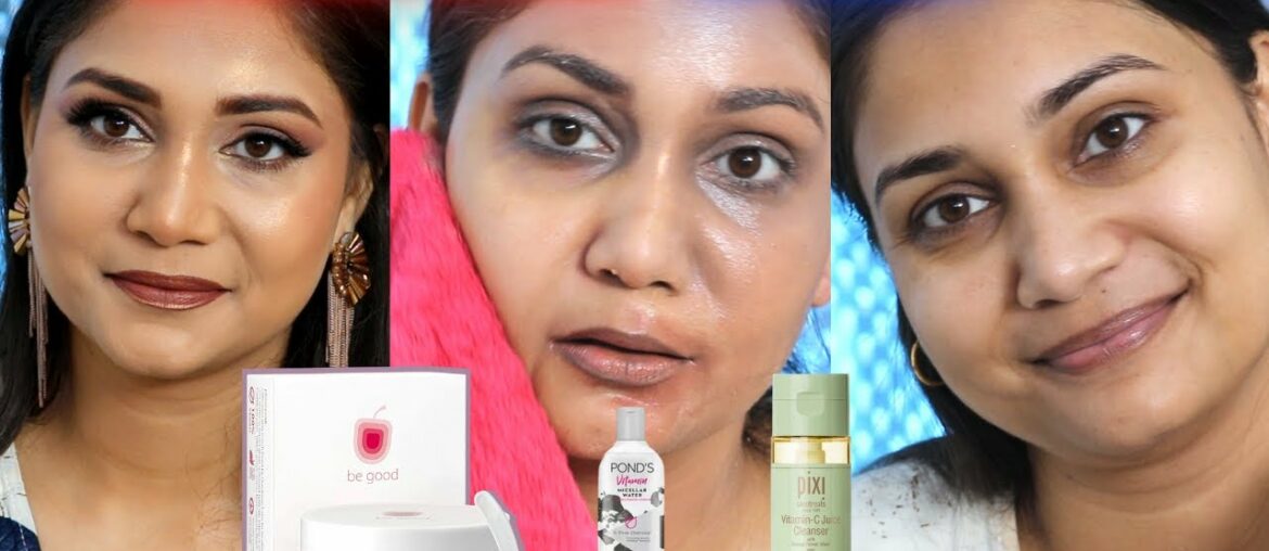 Get Unready with Me + Mini Reviews / Plum Cleansing Balm, Ponds & Pixi Vitamin C / Nidhi Katiyar