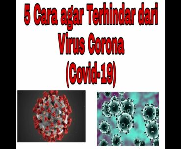 5 Cara agar terhindar dari Virus Corona|| #coronavirus #Covid19 #staysafe #Dirumahaja