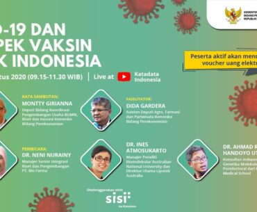 Diskusi Publik Daring "Covid-19 dan Prospek Vaksin untuk Indonesia"