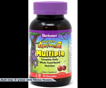 Bluebonnet Nutrition Rainforest Animalz Whole Food Based Multiple Chewable Tablets, Kids Multiv...