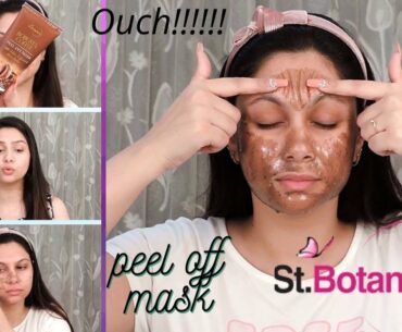 *HONEST REVIEW* St. Botanica PEEL OFF MASK & VITAMIN C night cream | Shivali Dewan