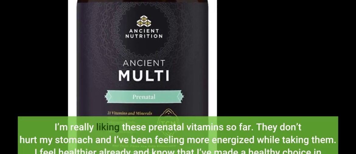 Review: Ancient Multi Prenatal - Pregnancy Multi Vitamin & Immune Support, Adaptogenic Herbs, G...