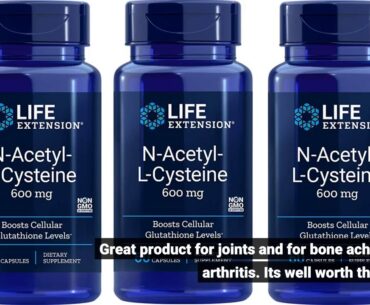 Life Extension N-Acetyl Cysteine 600 Milligrams, 60 Vegetarian Capsules (3 Pack)