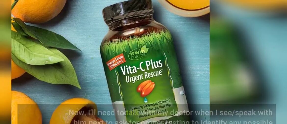 Irwin Naturals Vita-C Plus Urgent Rescue 1,000mg Mega Dose Vitamin C Immune Support Supplement...