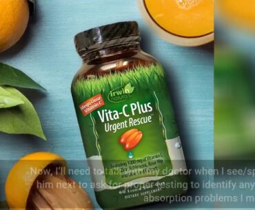 Irwin Naturals Vita-C Plus Urgent Rescue 1,000mg Mega Dose Vitamin C Immune Support Supplement...