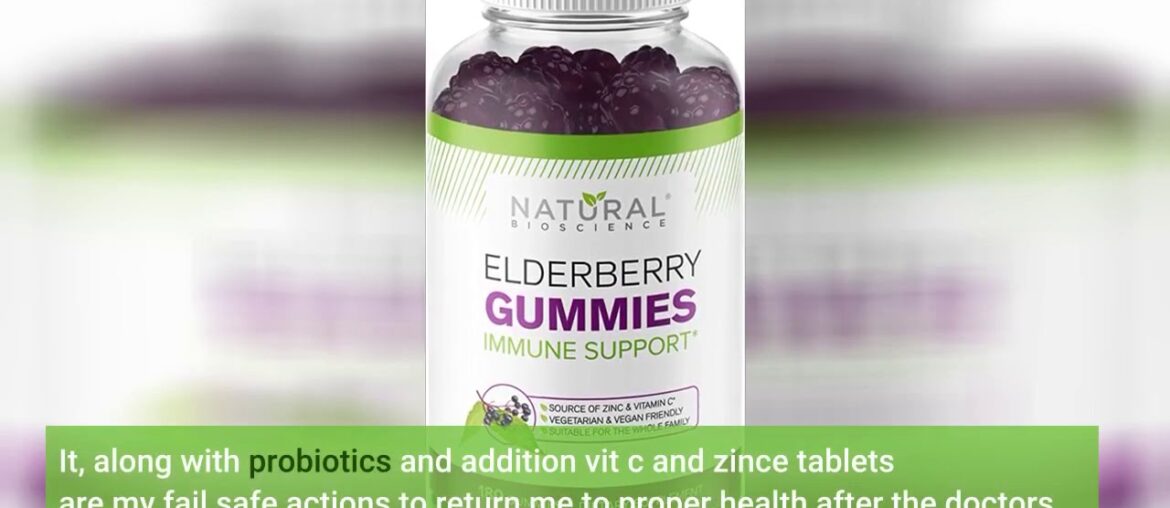 [Reviews] Elderberry Gummies with Zinc, Vitamin C for Adults, Kids for Immune Support Booster S...