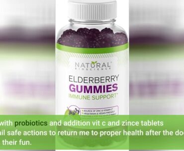 [Reviews] Elderberry Gummies with Zinc, Vitamin C for Adults, Kids for Immune Support Booster S...