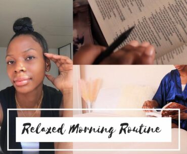 RELAXED MORNING ROUTINE: MEDITATING ON GODS WORD, WORKING OUT, FACE MASKS, BODY CARE & MORE