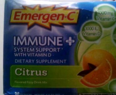 Myotcstore.com Review on Alacer Emergen C Immune Plus Vitamin D, Citrus Flavor - 30 Ea