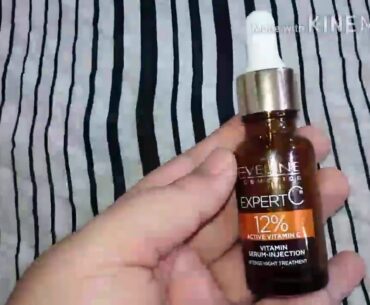 Serum for young and smooth glowing skin#eveline vitamin c expert serum#