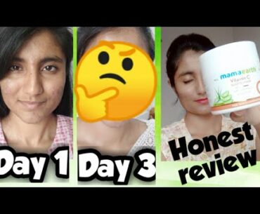 I used Mama Earth Vitamin C Sleeping Mask for 7 days | Rakshanda