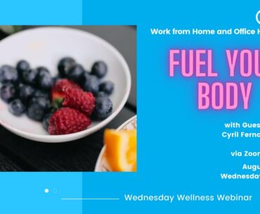 APOSI Community Webinar | Wellness Wednesday | Fuel Your Body through Proper Nutrition