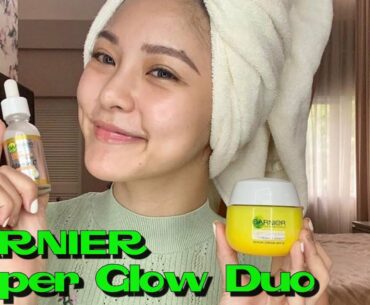 KIM CHIU | GARNIER SUPER GLOW DUO | VITAMIN C SERUM and DAY CREAM | Skincare Routine