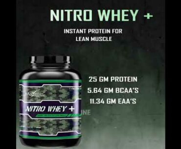 Nitro whey plus Maxener wellness full review