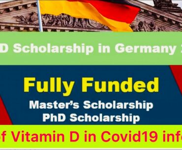 Role of Vitamine D in Covid19 infection and fully funded DAAD scholarship