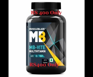 MuscleBlaze MB- Vite Multivitamin with Immunity Boosters-100% RDA Vitamin C, D, Zinc,