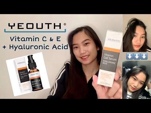 YEOUTH Vitamin C & E Hyaluronic Acid Serum (review)