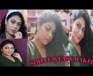 Simple quick and easy makeup tutorial for beginners ll Natural makeup look ll Srabanti Patra 2020