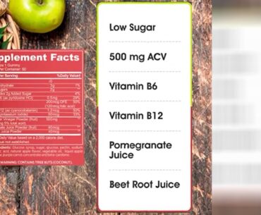 Review: Apple Cider Vinegar Gummies by Ubbi Nutrition (60 Day Supply) with The Mother - Detox S...