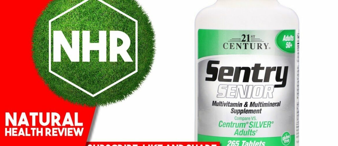 21st Century, Sentry Senior, Multivitamin & Multimineral Supplement, Adults 50+, 265 Tablets