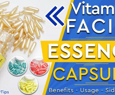 Vitamin E Facial Essence Capsule Benefits & Usage | Vitamin E Skin Oil | Home Beauty Tips