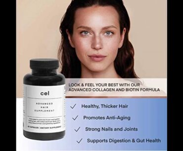 Cel Advanced Hair Supplement  Hair Vitamins for Thicker Fuller Hair