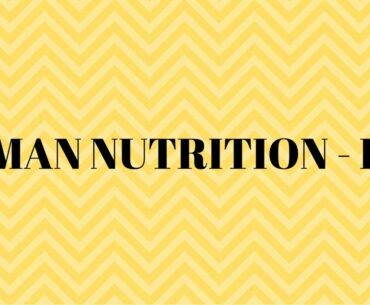 Cambridge IGCSE Biology (0625): HUMAN NUTRITION - diet