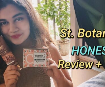 REVIEW & TIPS : St.Botanica Vitamin C, Hyaluronic Acid Night Cream & Robusta Coffee Peel Off Mask