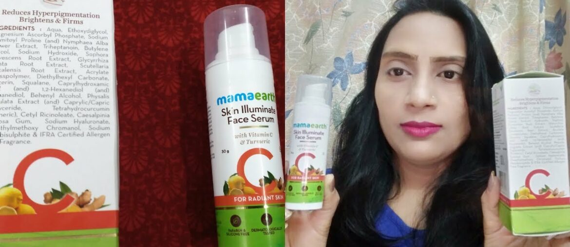 mamaearth Skin Illuminate Face Serum for Radiant Skin with Vitamin C & Turmeric | Richa Roy