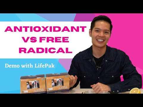 Antioxidant & Free Radical: Demo with Antioxidant High Supplement / Vitamin (LifePak)