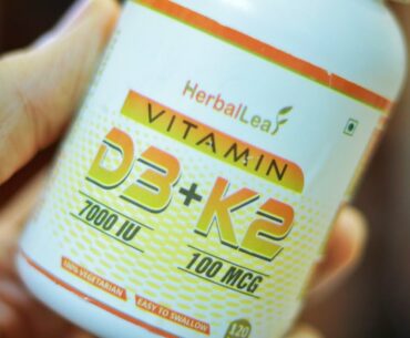 Herbal Leaf Vitamin D3 + K2 Supplement | #IngredientsDekho | Bearded Chokra