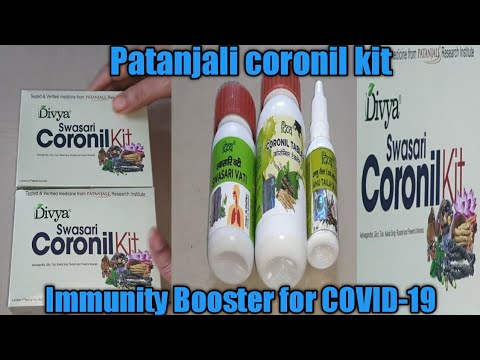 Patanjali coronil kit Immunity booster for Covid-19 ||patanjali coronalkit unboxing&review in telugu