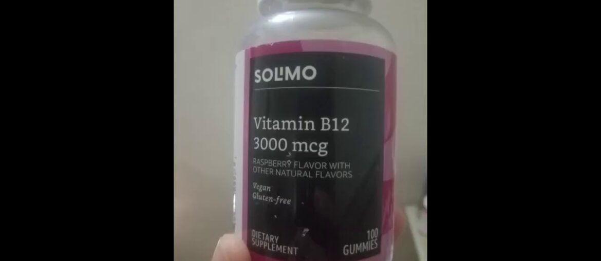 Amazon Brand - Solimo Vitamin B12 3000 mcg - Normal Energy Production and Metabolism, Immune Sy...