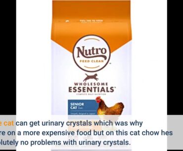 Nutro Wholesome Essentials Indoor and Sensitive Digestion Dry Cat Food, Chicken