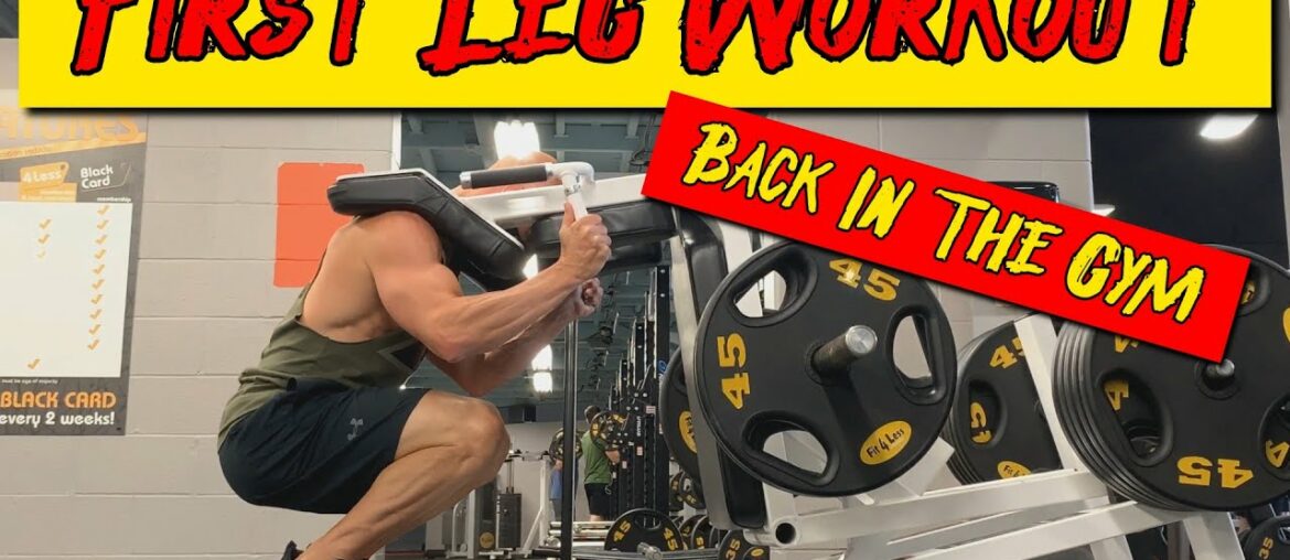 First Leg Workout Back In The Gym - Jacked After 40 Life Ep 40