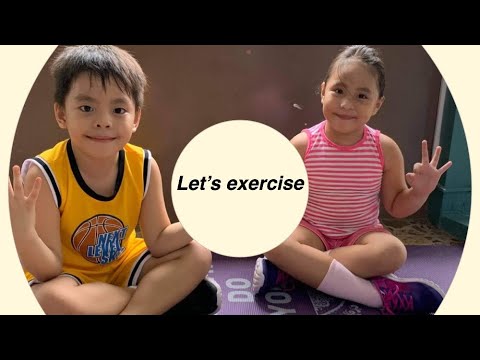 Kids exercise!Team Jamber exercise program (Vlog#7)