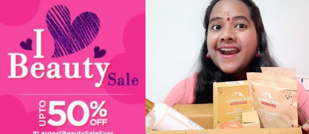 Purple Haul 2020 || I Love Beauty Sale 50% offer from 500Beauty Brands|| VASANTHI MEE NELLORE AMMAYI