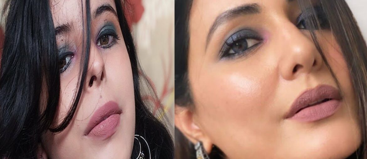 Hina khan inspired makeup look. (Masu ali)